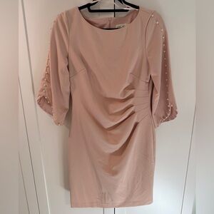Eliza J Mini Dress with Pearls